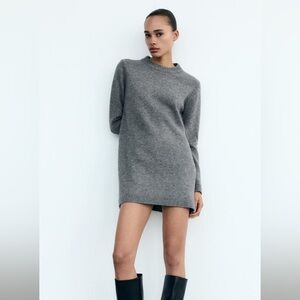 BRAND NWT ZARA Short Knit Sweater Dress (SOLD OUT ONLINE)